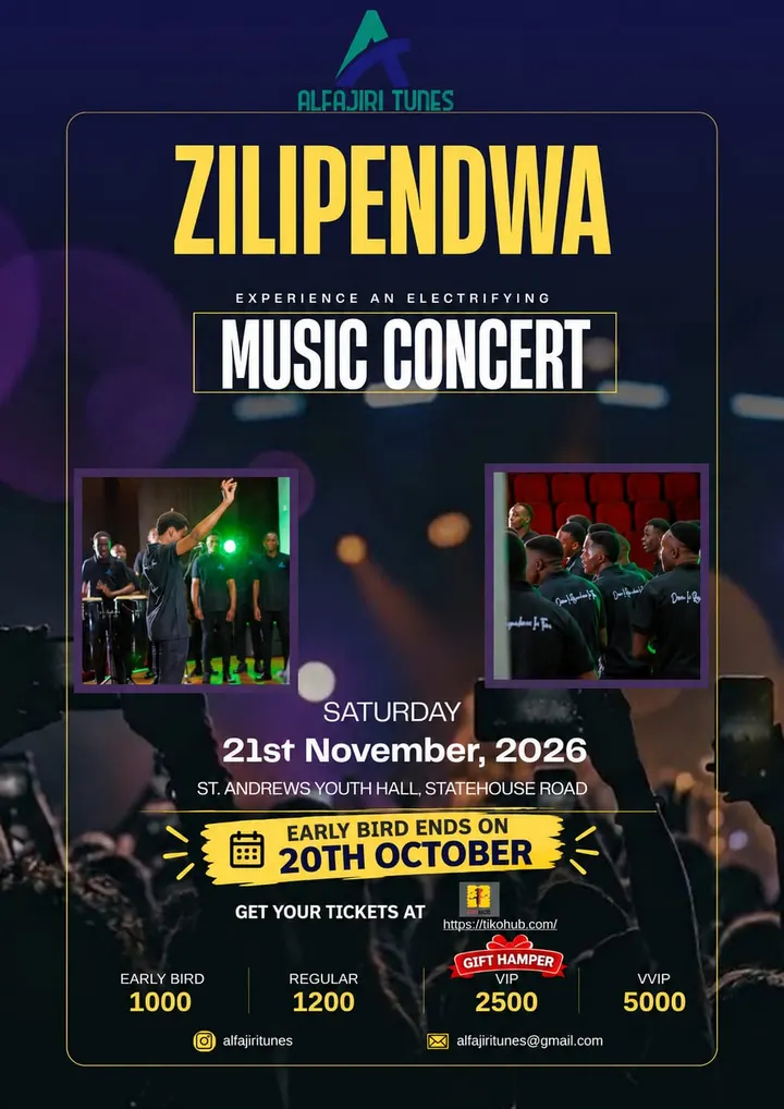 Poster for Zilipendwa Music Concert