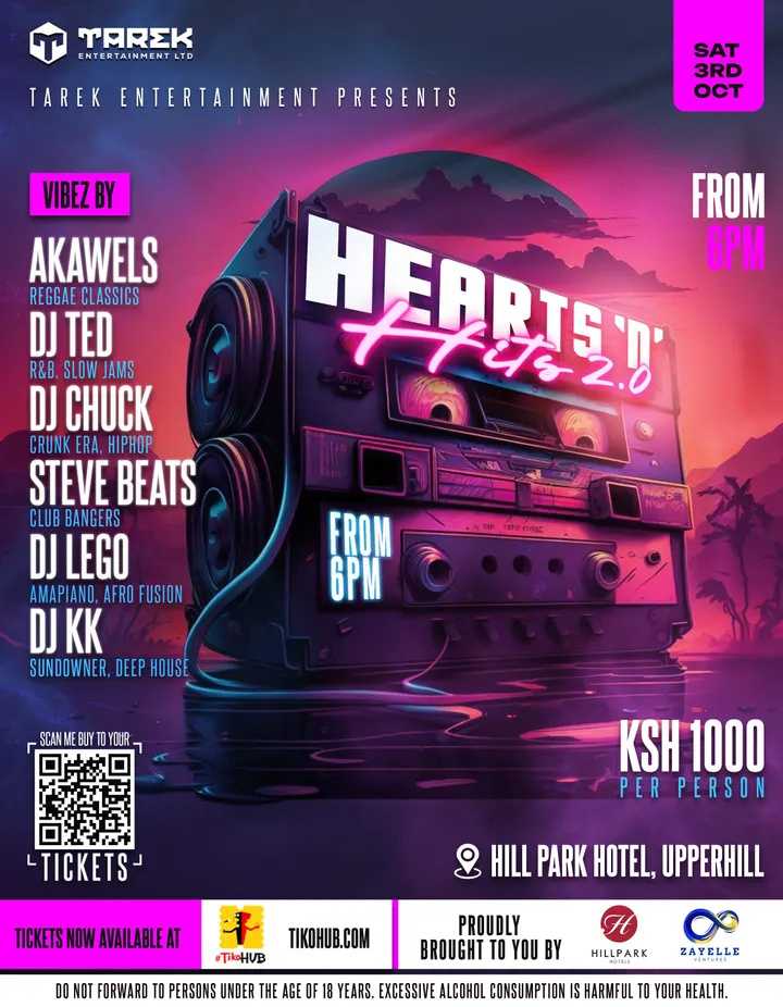 Poster for Hearts n Hits 2.0