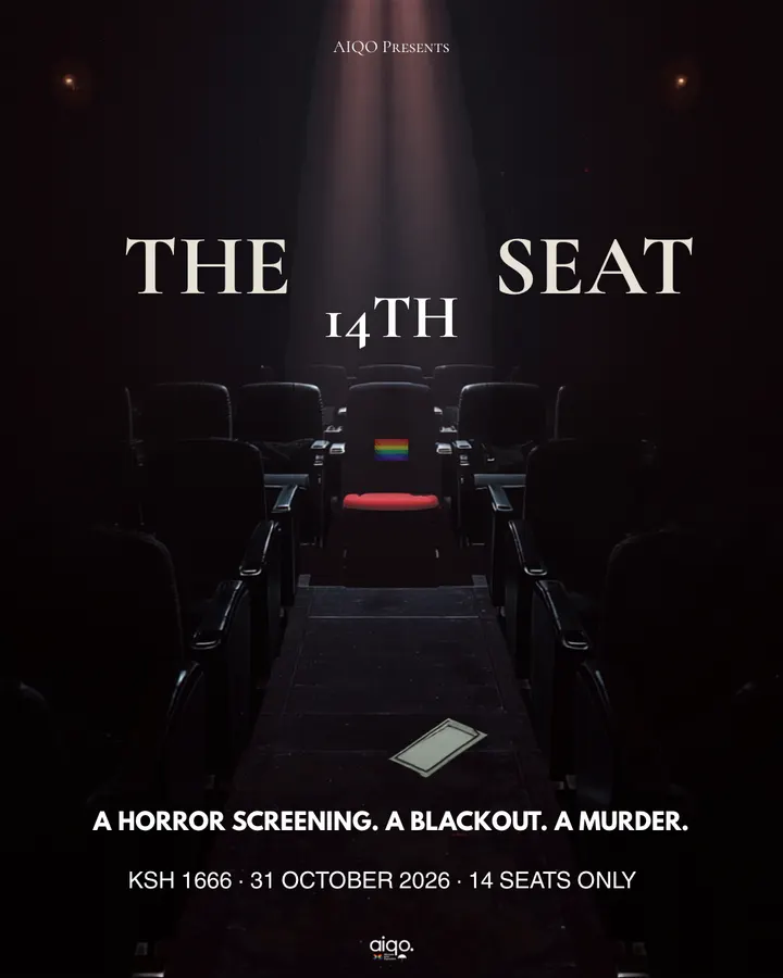 Poster for The 14th Seat: An AIQO Murder Mystery