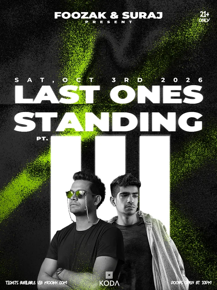 Poster for Foozak & Suraj - Last Ones Standing