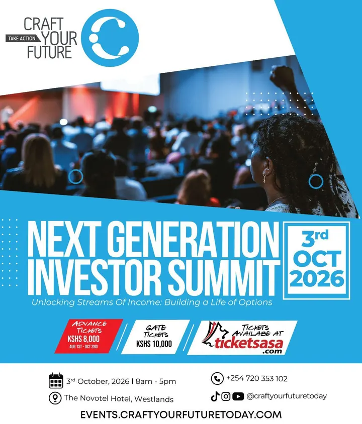 Poster for Next Generation Investor Summit - October Edition