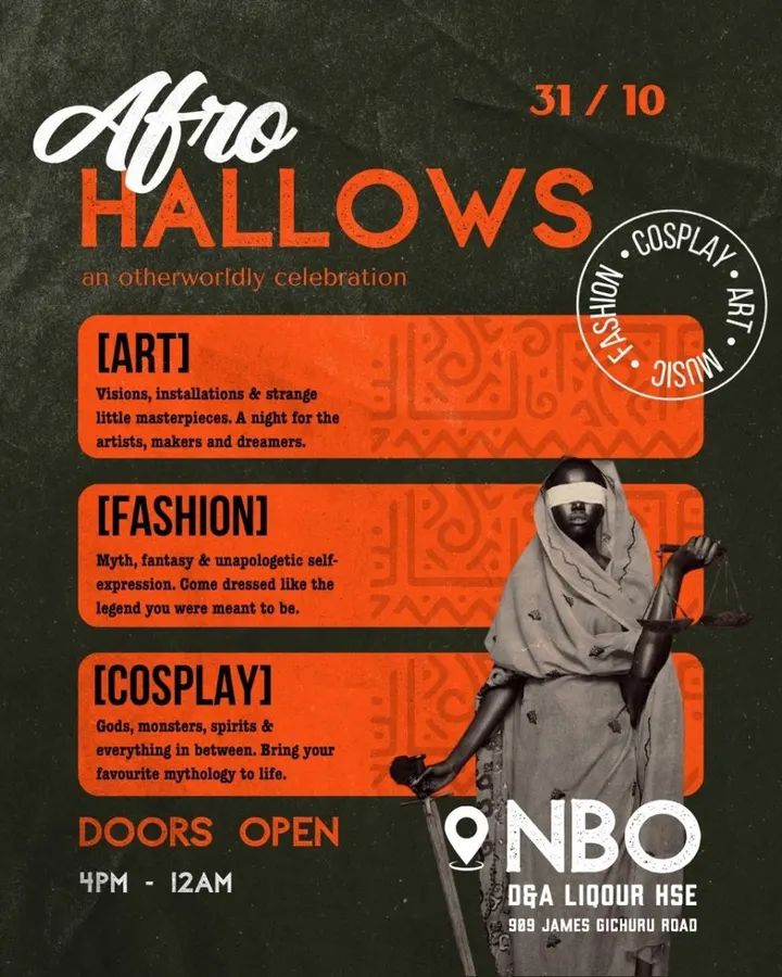 Poster for AfroHallows Goth Gala