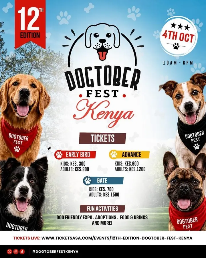 Poster for Dogtober Fest Kenya 12th Edition